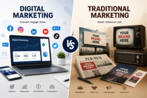 Digital Marketor VS treditional Mareketoing